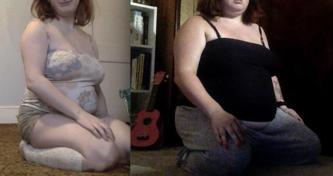 My WG after 30 vs 90 pounds posted by glittergem251