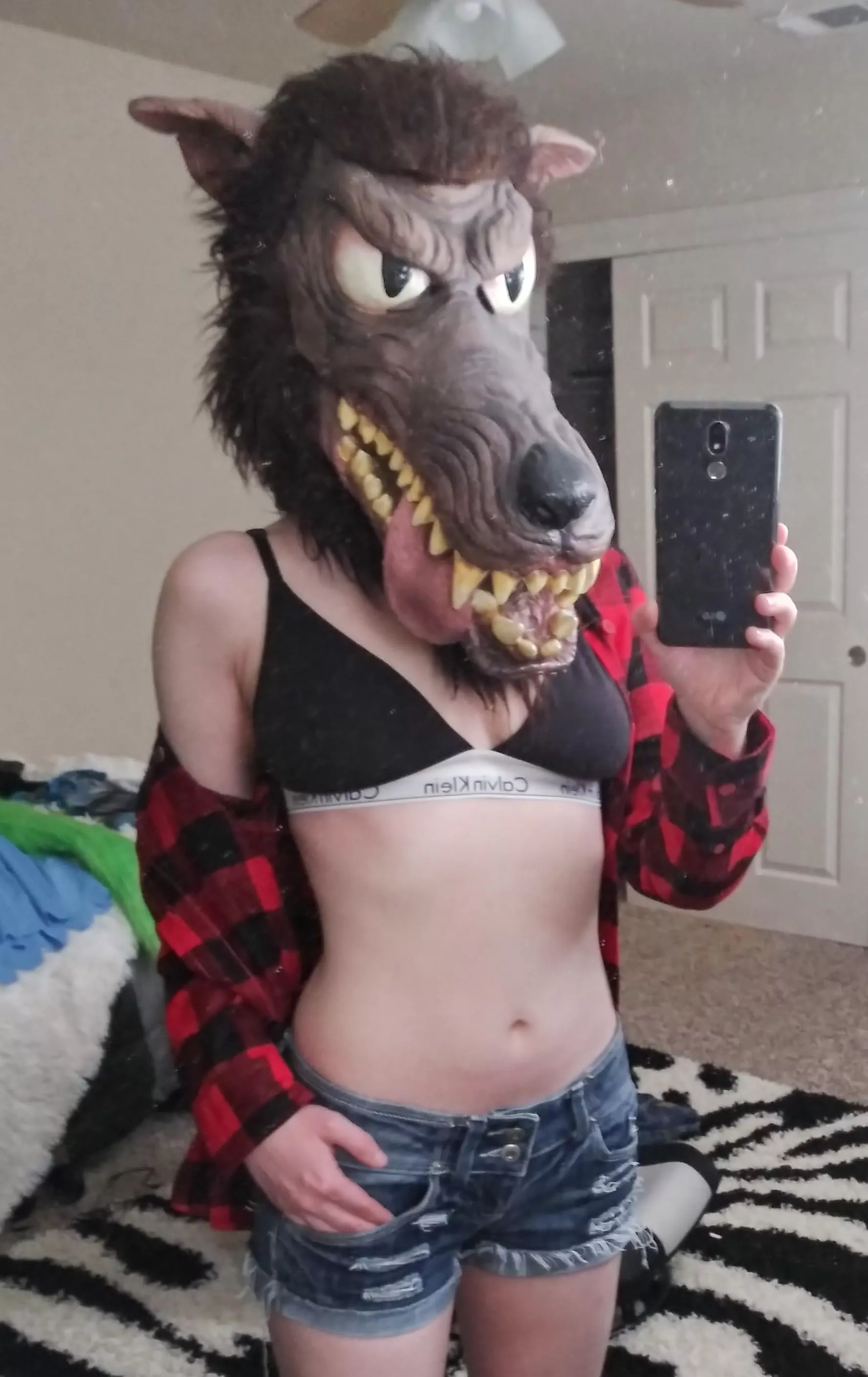 My, what big teeth you have 🐺 posted by fluffypurrcy