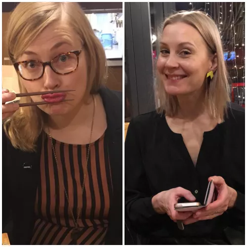 My wife and her sister, but i won’t reveal whom is who…..which side is your favorite? by Intrepid-Animator-97