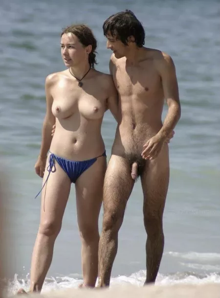 My wife did not show me the bathing suit she wore on her trip with her boss coworkers until I saw it in this photo. by ComprehensiveGrass19