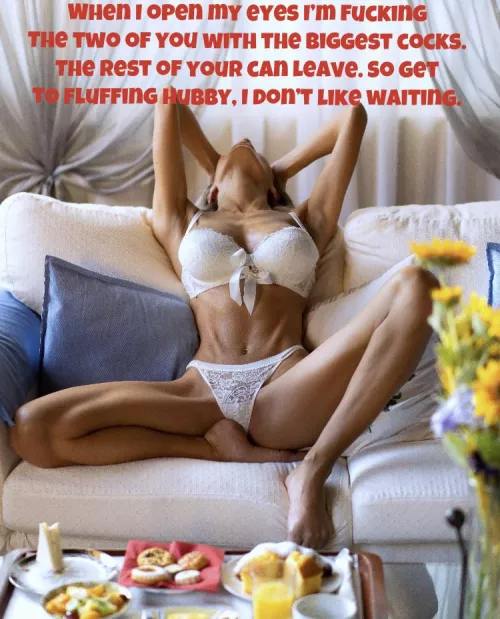 My wife likes to make choices. The more men the better. Here is how she chooses… by ILoveToShareMyWife69