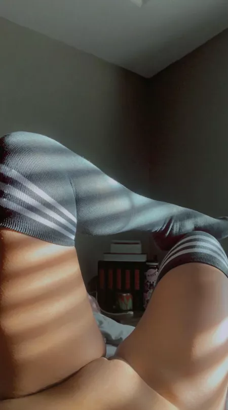 My wifes thigh highs boner material by fivefootgiant75