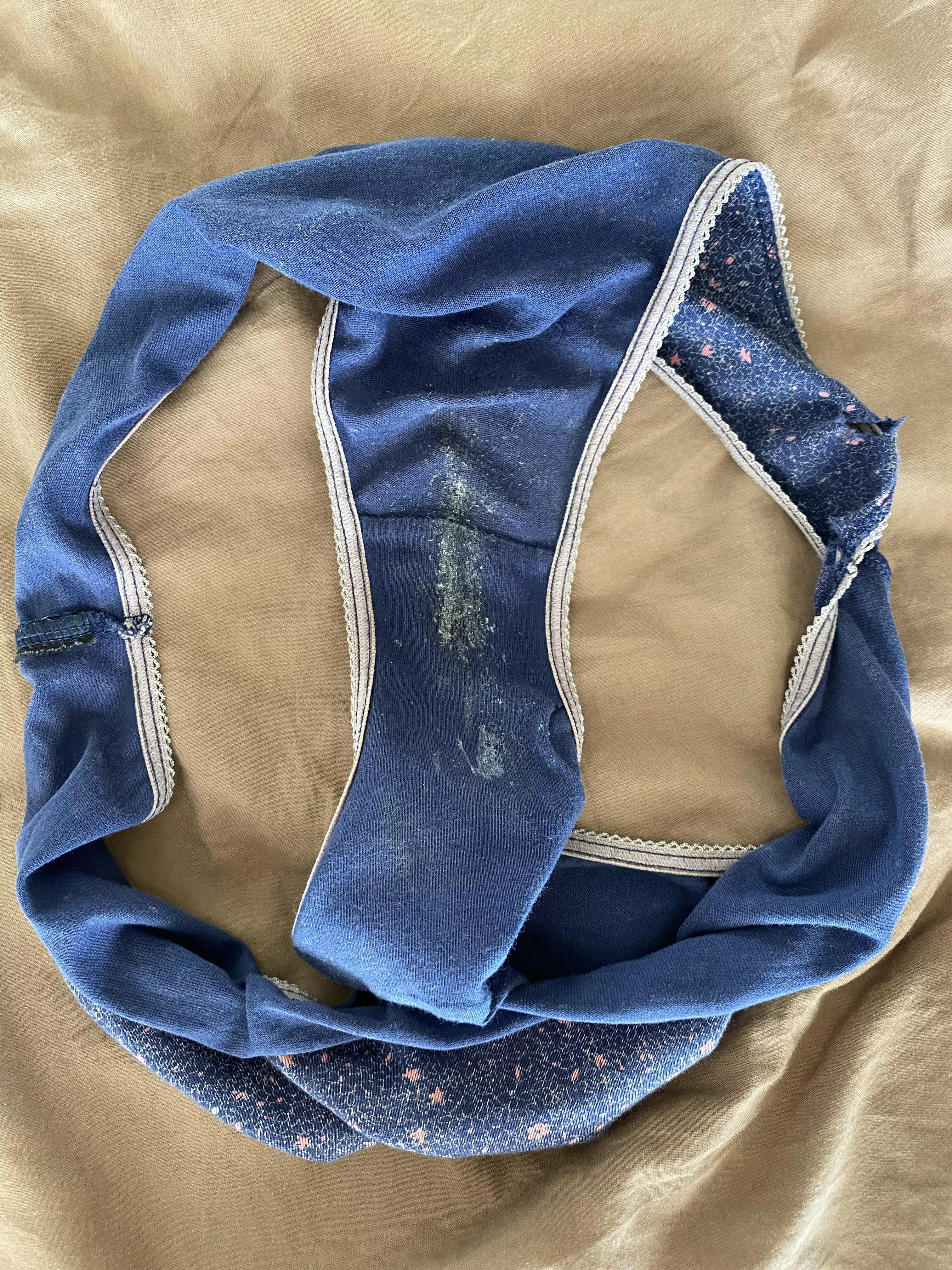 My worn cotton panties 💜 posted by babushka0310