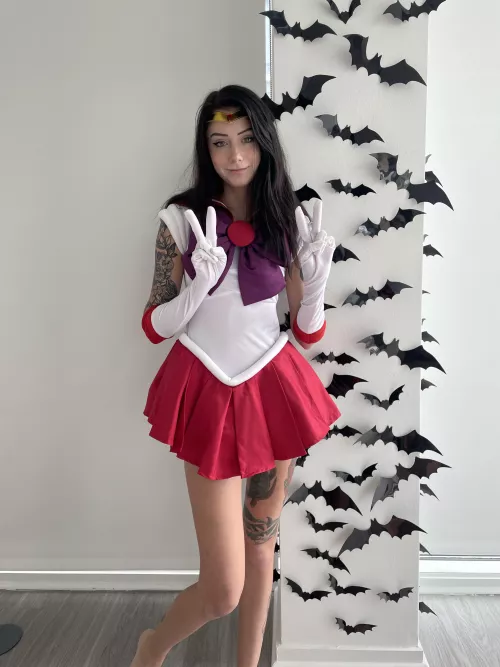 Myself as Sailor Mars by neverkbest
