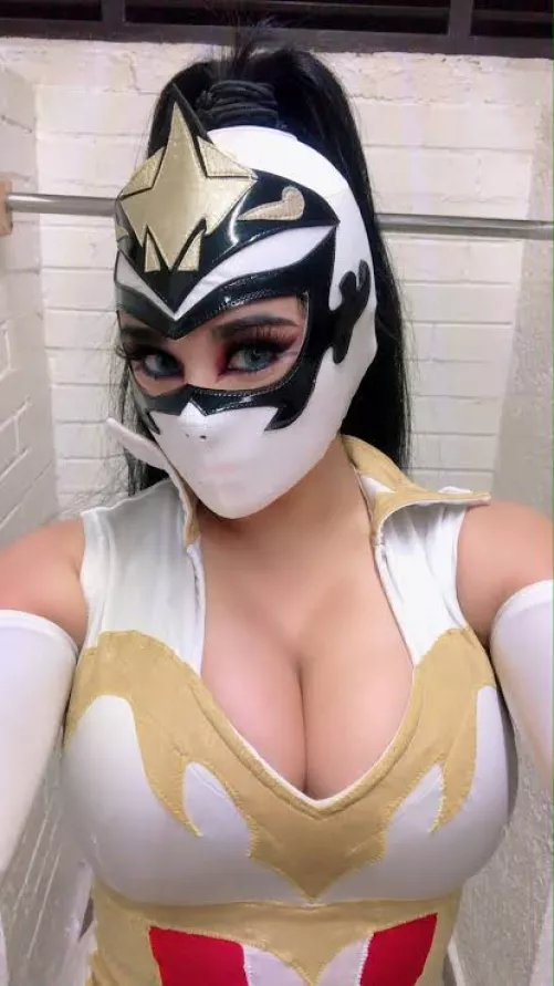 Mystique Mexican luchador wrestler by Typicalhell