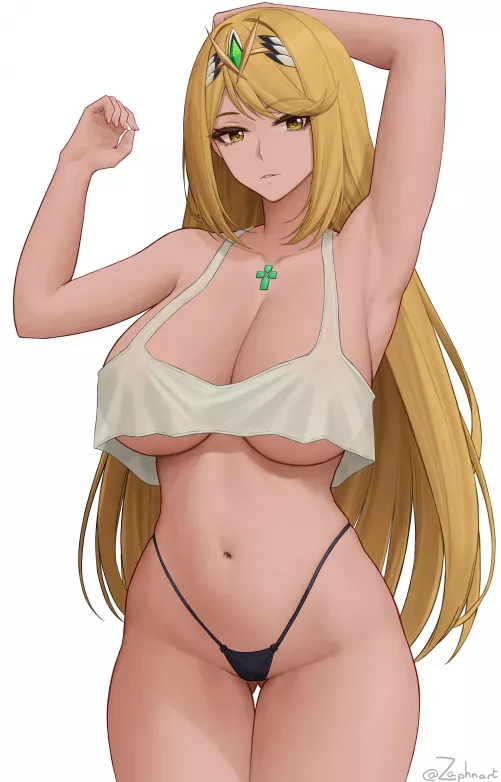 Mythra (ZaphnArt) by NoLewdsNoLife