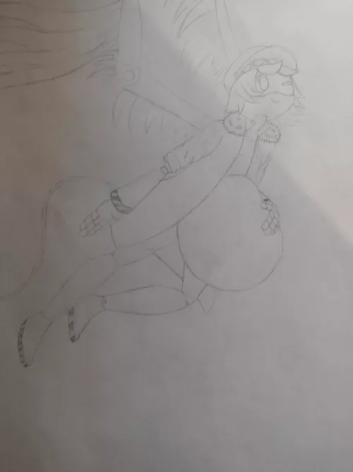 N taking his prey for a fly (made by me!) by Allithemeal