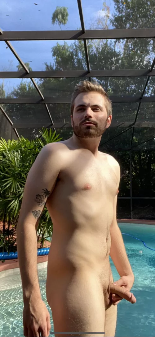 naked, just wait till you see my dick hard ;) by Ilovegirls50