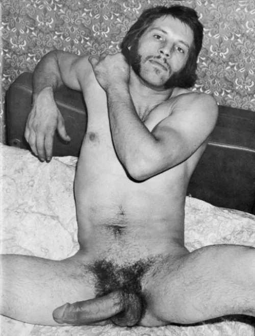 NAKED MAN WITH BIG, FAT COCK - VINTAGE by rian20067