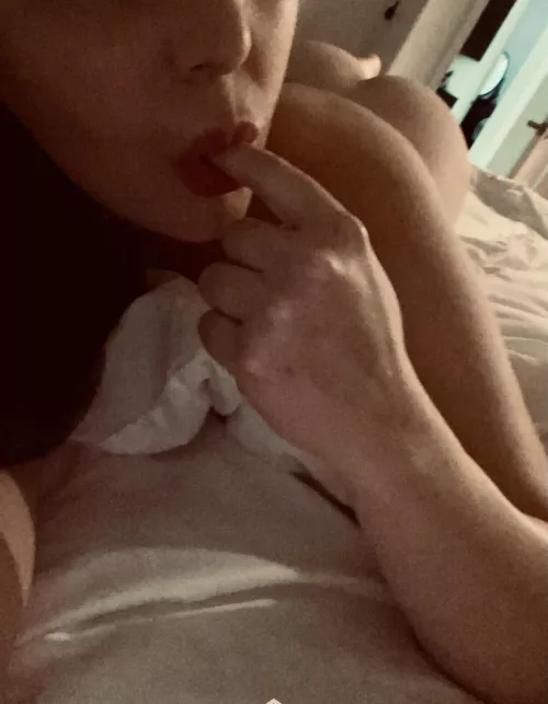 Naked & tasting herself. Such a good wife. 😈 by Background-War-5152