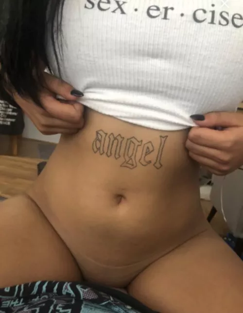 nakedy naked angel 😇👼🏼 by selxsmile