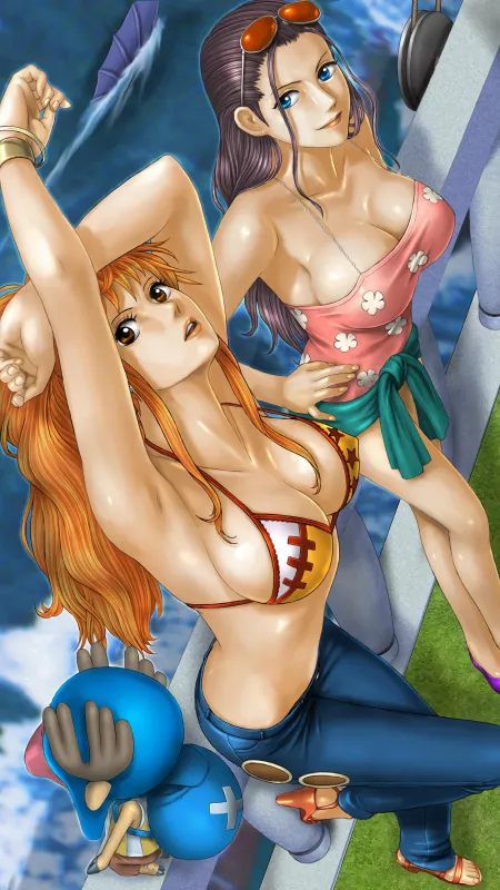 Nami + Robin by Particular_Sink1742