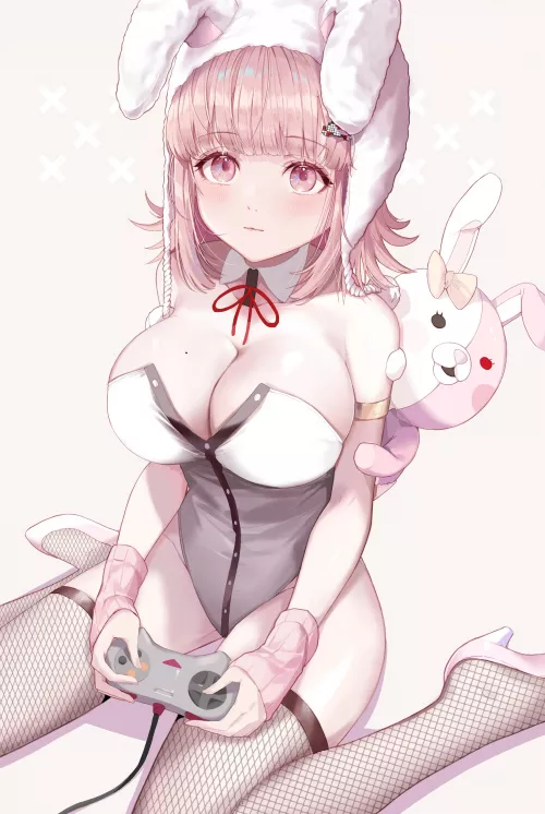 Nanami Chiaki Bunny Girl Playing Games (Karapp0) [Danganronpa] (X-post from r/animebodysuits)