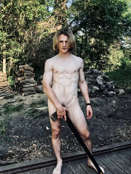 Natural axeman by sebastian-k1