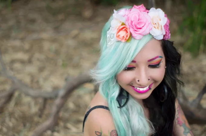 NatyMetal And Her Shy Smile by youknowwhatilove210