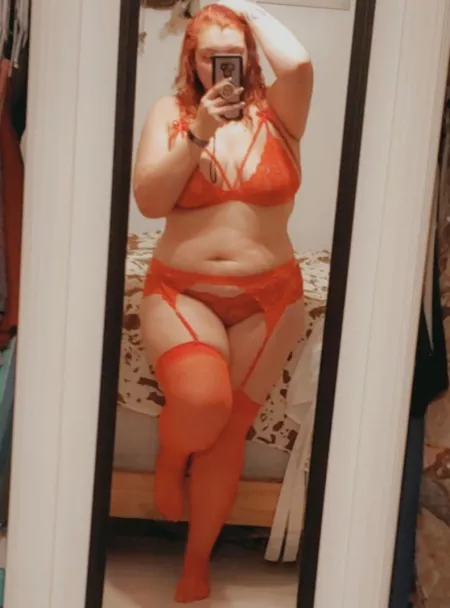 Naughty little devil with my legs on your shoulders by harlettscarlett93