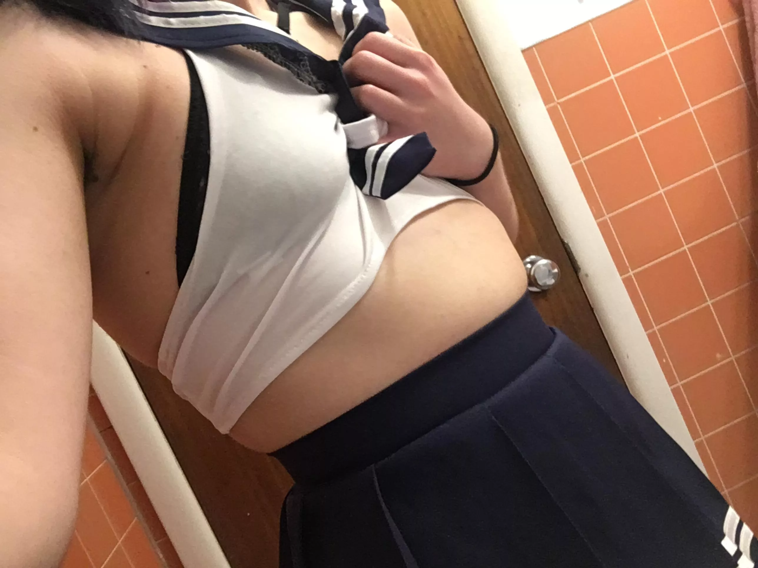 Naughty little sailor 😏 (DMs welcomed) posted by gr8terboi