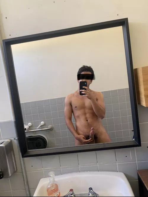 Naughty selfies in the mirror by jack23401