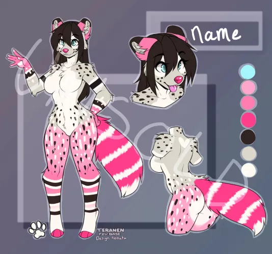 Neapolitan Ice Cream Raccoon Adopt by nebu-ta