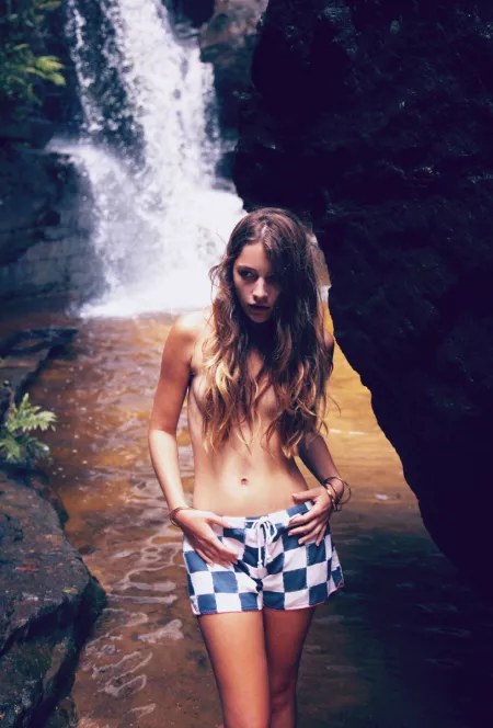 Near a waterfall by basseyhound