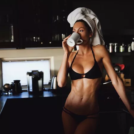 Nearly bursting out of her bra by [deleted]