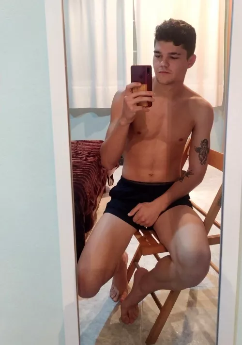 need bigger chair bigger mirror by hungerlink