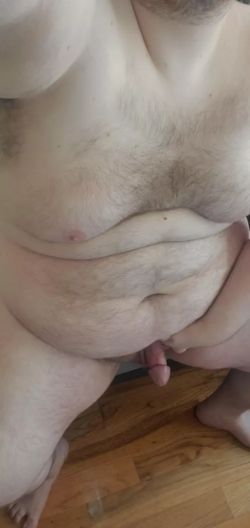 Need my belly rubbed and my cock sucked by chubbyboynyc