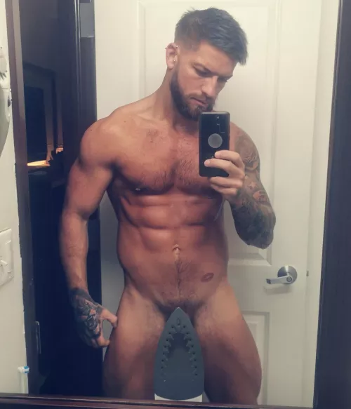 Need to figure out how to use this iron, otherwise I'll have nothing to wear 🤷🏼‍♂️ by Lewis_likes_fitness