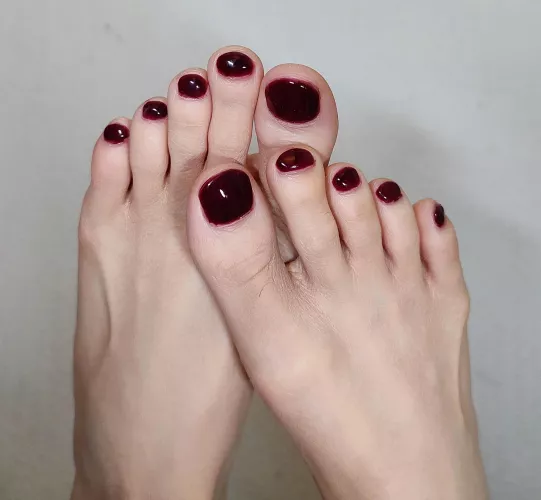 Need to get more flexible and not get a bad a back painting my toes 😹 by Insulated-Mitten