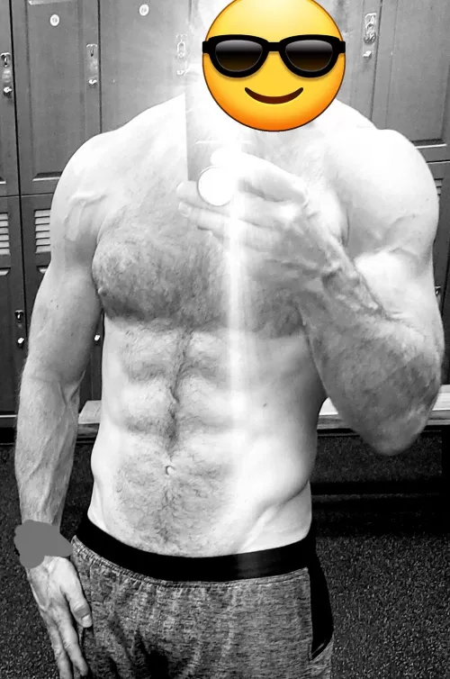 Needing a post gym tongue bath, who wants a taste? 😋 by Effective_Lychee6468