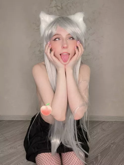 Neko ahegao [OC] by Tulpina