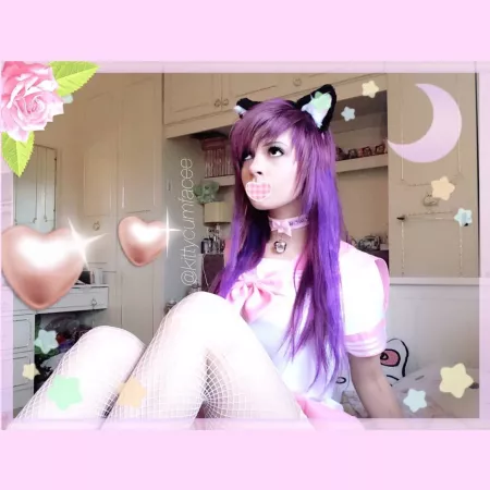 Neko Dress-Up. Purple Hair. by MySeperatePornAccoun