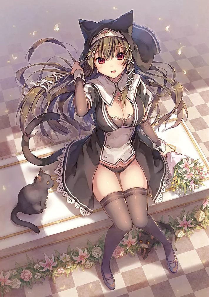 Neko Nun posted by Dhova