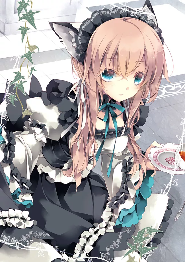 Neko-maid posted by Dhova