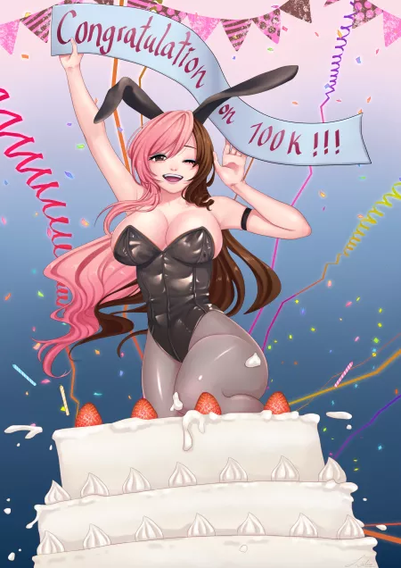 Neo is here too celebrate rwbynsfw getting 100k (liilica) [RWBY] by darkrobbe1