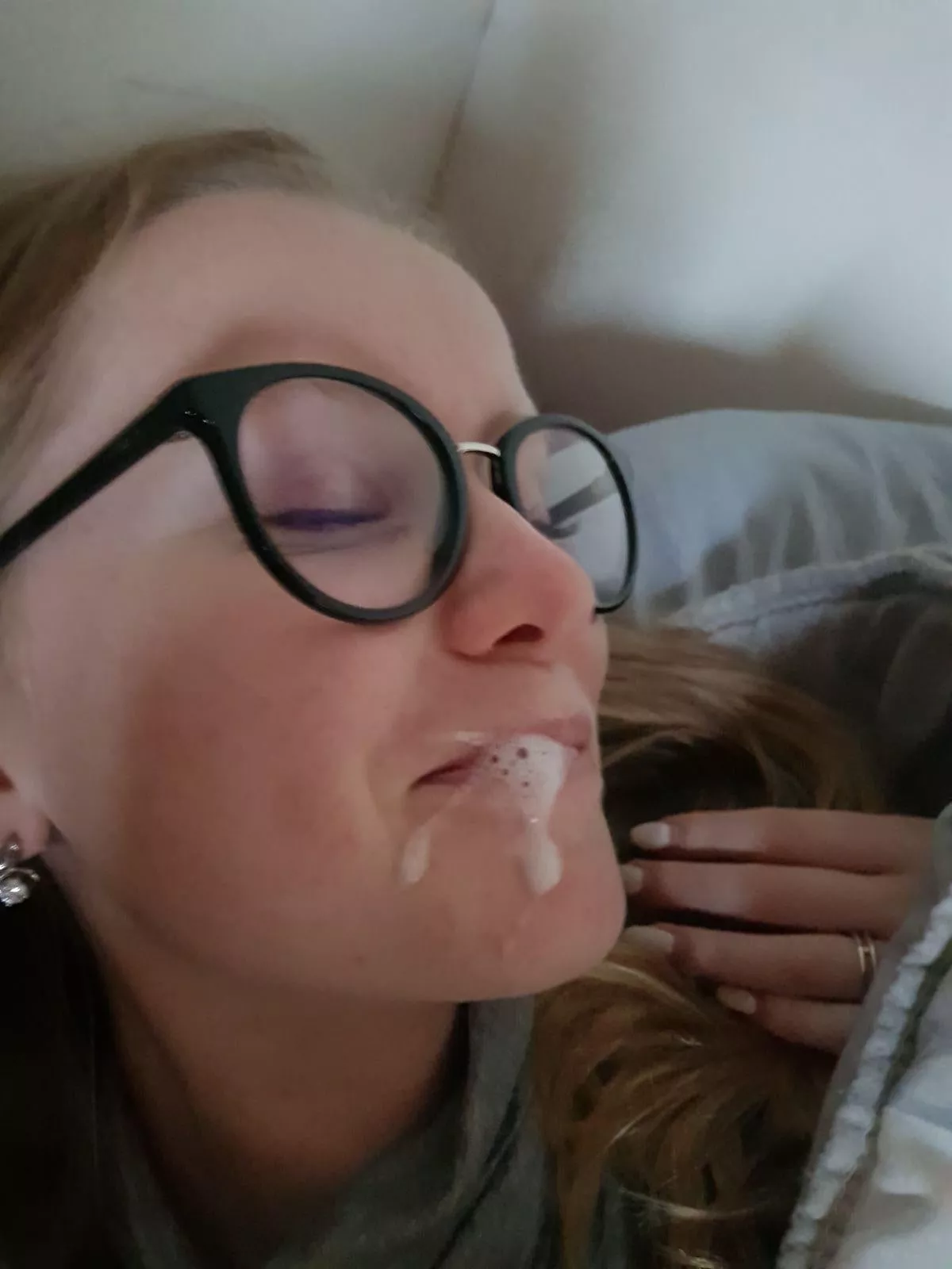 Nerdy slut couldn't swallow it all posted by asglackin