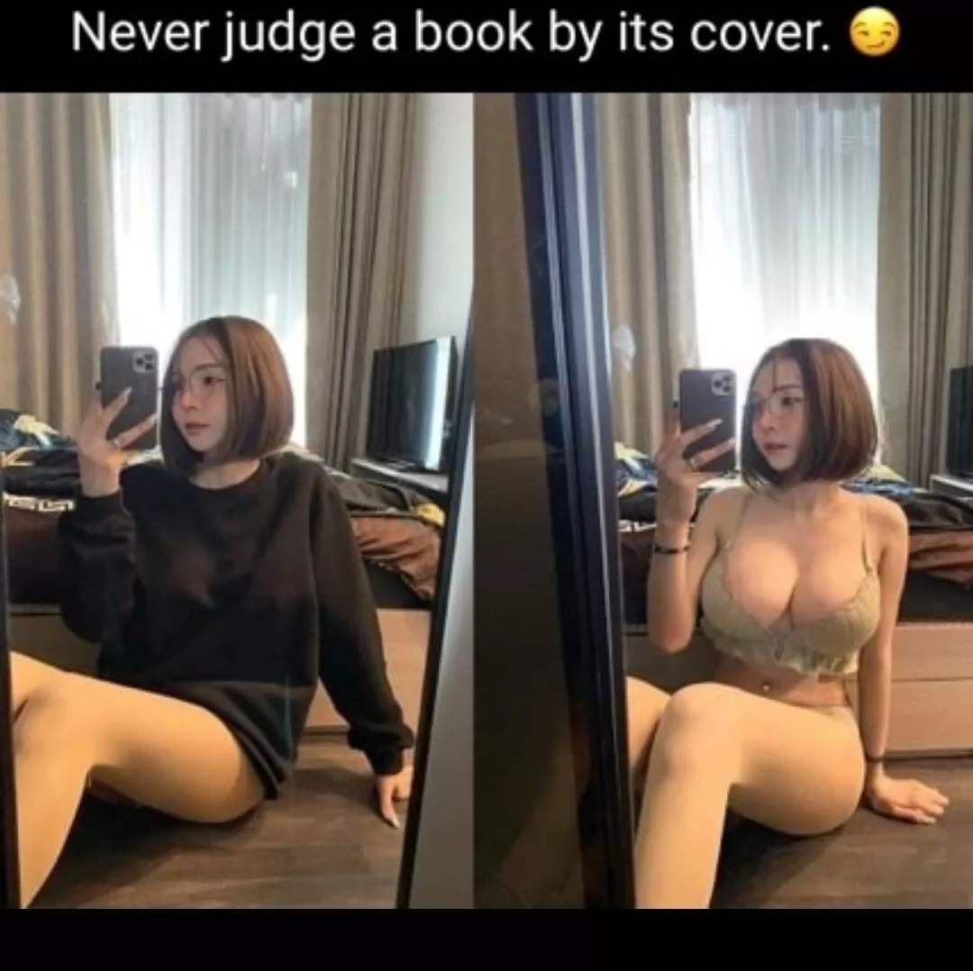 never judge a book by its cover posted by Snoo-52875
