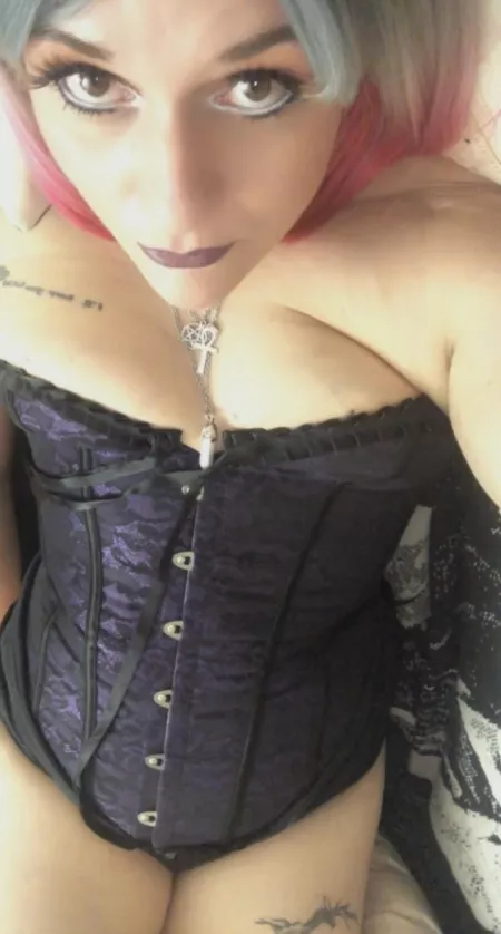 Never mind the boob fold, the corset is still cute. Cheers! by ZoieSweets