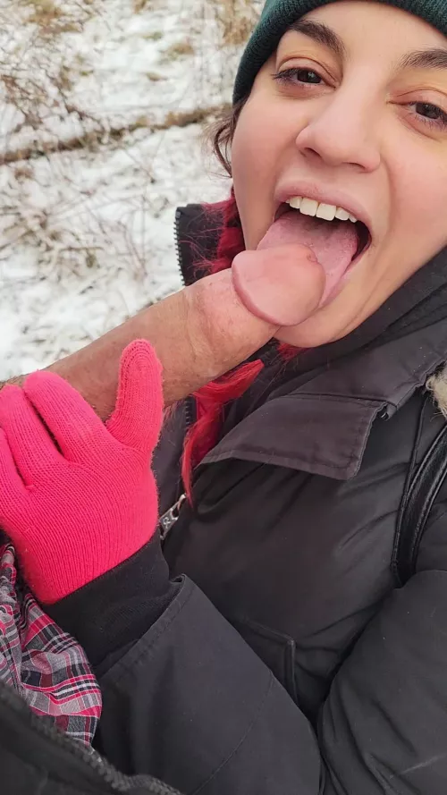 never to cold when you have a toasty warm throat 🤤 by jmoroxx