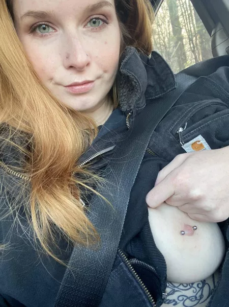 Never too cold to flash a boobie by BallerOnABudget666