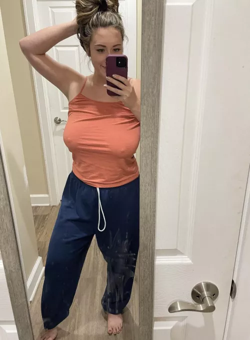 Never wear bras unless I leave the house by momdd98