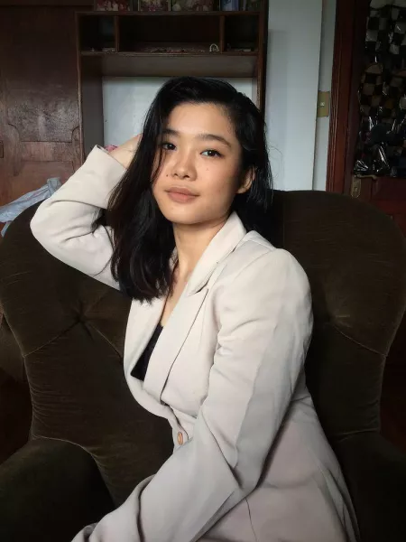 Never worn any 'business' attire before, sort of nervous about how I look but it boosts my confidence a little bit :) . What do you guys think? by cryingintomymanga_