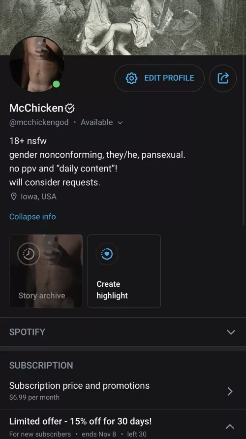 new acc! i have a 15% off for the first 30 subscribers! ☺️ by tidaljunkie