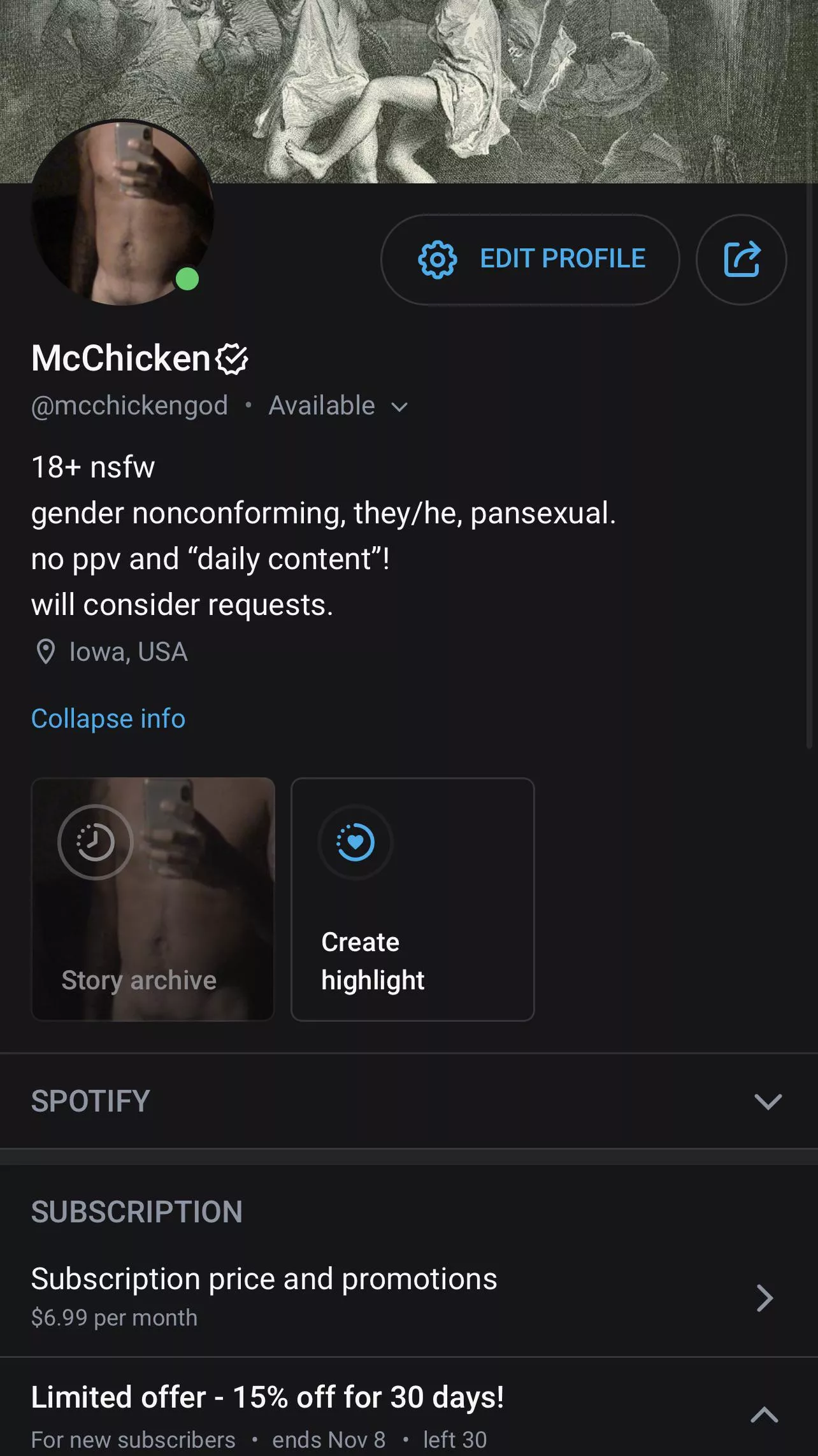 new acc! i have a 15% off for the first 30 subscribers! ☺️ posted by tidaljunkie