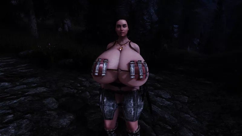 New armour set for next version of my Follower May, due for release soon, still tweaking atm. by UselessLayabout