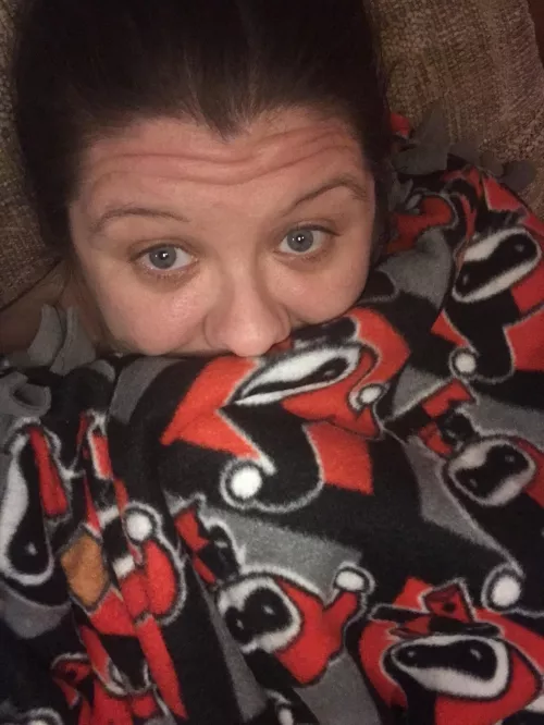 New Christmas blankie from Daddy! by Tian2016