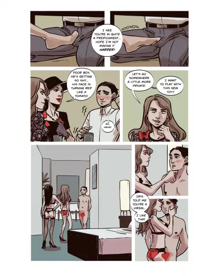 New comic page! View it uncensored at AdventuresOfLiaraRoux.com! by liararoux