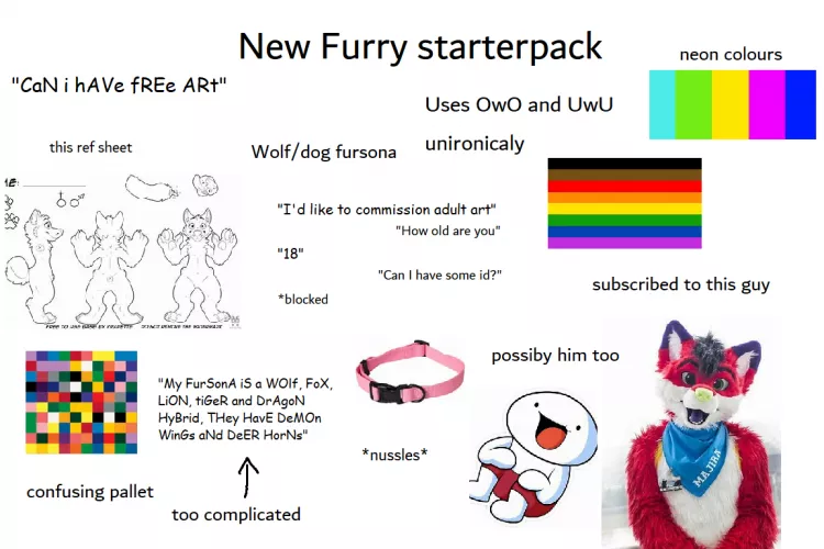 New furs staterpack by Ibis_Wolfie