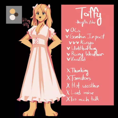 new fursona! by sunnynpastel