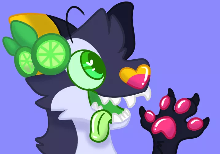 New fursona! Thinking of naming him Citrus 👀 by CookieCutterz_